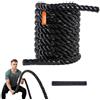 VEVOR Corda per Allenamento Battle Rope Poliestere Forza Muscolare 38 mm 9,1 m