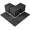 VEVOR Piastrelle per Patio Incastro in Plastica 30x30x2 cm Grigio Scuro 54 Pezzi