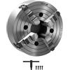 VEVOR Mandrino per Tornio a 4 Griffe, Diametro Esterno da 250 mm Mandrino Autocentrante, Intervallo di Serraggio 15 a 250 mm con Viti di Fissaggio con Chiave a T, Griffe Reversibili, Materiale HT300