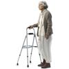 VEVOR Deambulatore Pieghevole con Un Braccio, con Altezza Regolabile a 6 Livelli 770mm-889 mm Ausilio per Mobilità Laterale con Una Mano, Alluminio Leggero, per Anziani Disabili, Fino a 158,75 kg