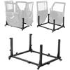 VEVOR Carrello Portaoggetti per Portiera Jeep a 4 Porte Carrello Portaoggetti per Portiera Auto Adatto per Jeep Wrangler JK JL/Gladiator JT 2007-2023 JK JL/Gladiator JT, Struttura per Porte Auto