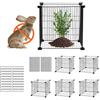 VEVOR Gabbia per Protezione per Piante 5 Pacchetti 38,98 x 38,98cm, Kit di Gabbia per Protezioni per Piante Rete Metallica, Gabbie per Piante da Esterno, Fiori Verdure da Giardino Cortile Orto
