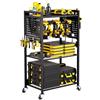 VEVOR Carrello Portautensili a 4 Ripiani Carrello Porta Attrezzi Carico 68 kg