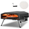 VEVOR Forno Esterno a Gas per Pizza 330 mm Portatile Campeggio con Spruzzatore