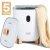 VEVOR 25 L Grande Scaldasalviette Secchio con Schermo LED, Colonne di Riscaldamento, Timer Regolabile, Accappatoio, Coperta Pigiama, Spegnimento Automatico, Scaldasalviette Intelligenti Bianco