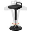 VEVOR Sgabello da Seduta Altezza Regolabile 62,5-87,5 cm Carico 120kg Ufficio