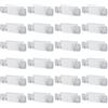 VEVOR 24 Pezzi di Luce Commerciale, 3 W, Illuminazione Emergenza LED con Batteria di Backup 180 min, Testa Quadrata Regolabile, Montaggio a Soffitto o a Parete per Interruzioni di Corrente Bianchi
