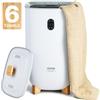 VEVOR 35 L Grande Scaldasalviette Secchio con Schermo LED, Funzione di Asciugatura, Timer Regolabile, Accappatoio, Coperta Pigiama, Spegnimento Automatico, Scaldasalviette Intelligente Bianco