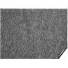 VEVOR Tappetino Protettivo per Pavimento 2750 x 3660 mm, Spessore 6 mm Feltro a Doppia Superficie, Ambito Area 10-11㎡ Grigio Comfort Premium Sotto Piedi per Pavimenti