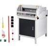 VEVOR Tagliacarte ElettricoMax. 450 mm, Arrotonda angoli elettrico, Spessore di taglio 40 mm, con pannello LCD intelligente, Posizionamento luce a infrarossi, per etichette, ufficio