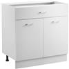 VEVOR Mobiletto Base con Cassetto 800 x 475 x 816 mm Portaoggetti Ufficio Casa