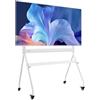 VEVOR Supporto TV da Pavimento Schermo Dimensioni Compatibili da 889-2540 mm, Carico max. da 90 kg ca., Carrello per TV con Ripiano Max. VESA 800 x 600 mm per Soggiorno Ufficio, Stabilità e Sicurezza