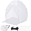 VEVOR Tenda Portatile per Pittura a Spruzzo 152,4 x 152,4 x 177,8 cm Tenda per Verniciatura a Spruzzo Portatile Pieghevole Pop-Up con Pavimento Integrato, Finestra di Scarico e Borsa Portaoggetti