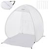 VEVOR Tenda Portatile per Pittura a Spruzzo 101,6 x 88,9 x 101,6 cm Tenda per Verniciatura a Spruzzo Portatile Pieghevole Pop-Up con Pavimento Integrato, Finestra di Scarico e Borsa Portaoggetti