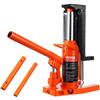VEVOR Cric Idraulico con Punta 210 x 135 x 227 mm Cric per Martinetto Idraulico, Sollevatore 2,5 Tonnellate sulla Punta, 5 Tonnellate con Capacità di Sollevamento Superiore, per Macchinari, Industria