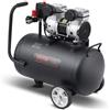 VEVOR Compressore d'Aria, Serbatoio in Acciaio 30 L Compressore d'Aria Senza Olio, Compressore Portatile Ultra Silenzioso da 80 dB per Riparazioni Auto, Gonfiaggio Pneumatici, Verniciatura a Spruzzo