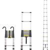 VEVOR Scala Telescopica, Scala Estensibile Leggera in Alluminio 5004 mm, Scala Pieghevole con Retrazione Multi-pulsante, Capacità 170 kg con Piedini Antiscivolo, Scale Compatte per Camper Soppalco