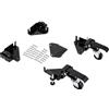 VEVOR Kit di Base Mobile per Carico Pesante 181,4 kg, Supporto Universale con Rotelle 241,3x241,3 mm, Ruote Girevoli, Attrezzi per Base per Attrezzature Lavorazione Legno Lavatrice Mobili Pesanti