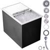 VEVOR Vaschetta per ghiaccio da incasso in acciaio inox 683x455x536 mm da bar