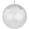VEVOR Palla da Discoteca a Specchio da 295 mm Palla a Specchio con Anello di Sospensione, Decorazioni per Feste con Palla da Discoteca con Fulmini, Ideale per DJ Club, Matrimoni, Compleanni, Natale