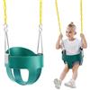 VEVOR Altalena per Bambini con Schienale Alto Altalena da Giardino Verde