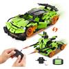 VEVOR Robot Giocattolo STEM Kit di Costruzione per Auto Robot Telecomandate RC 461 Pezzi Controllo APP, Giocattolo di Costruzione STEM Telecomandato per Bambini 2 Funzioni 280 x 130 x 150 mm
