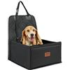 VEVOR Seggiolino Auto per Cani di Piccola Taglia Animali 12 kg Nero