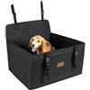 VEVOR Seggiolino auto per cani di taglia piccola, media e grande 18 kg Nero