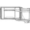 VEVOR Cieco Angolo Estraibile Organizzatore, 2 Tier 4 Ripiani Organizer per Mobile da Cucina, Cestino Portaoggetti in Acciaio al Carbonio Cromato con Apertura a Sinistra Destra 860 x 535 x 560 mm