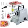 VEVOR Tritacarne Elettrico Industriale Capacità 2,27 kg/min Insaccatrice 575 W