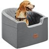 VEVOR Seggiolino Auto per Cani di Piccola e Media Taglia Carico 25kg Grigio