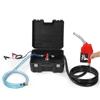VEVOR Pompa di Trasferimento Carburante 12V 10 GPM 1/4 HP, Pompa di Trasferimento Diesel Elettrica Portatile con Ugello Carburante Flusso Elevato, Tubo Flessibile di Ingresso e Uscita