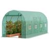 VEVOR Serra tunnel serra fredda per piante verdure 445x194x192 cm verde