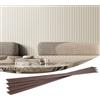 VEVOR Pannelli Acustici a Doghe in Legno, 8 Pezzi Pannelli Parete in Legno WPC con Accento per Pareti, Pannelli da Parete in Finto per Decorazioni e Ridurre Rumore, 2450 x 166 x 9 mm, Bianco Opaco