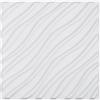 VEVOR Pannelli da Parete 3D, 12 Pezzi 500 x 500 x 25,6 mm 2,97 m², Piastrelle Artistiche da Parete Stile Moderne Linee, Pannello per Soffitto Sala, Decorazione Interni, Colore Bianco Opaco