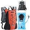 VEVOR Zaino Idrico 460 x 320 x 125 mm Zaino Coibentato da 8 L con Sacca d'Acqua in TPU 2 L Zaino da Corsa, Zaini da Trekking per Viaggio in Bicicletta, Zaino Idrorepellente per Uomini Donne, Arancione