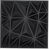VEVOR Pannelli da Parete 3D, 33 Pezzi 300 x 300 x 25,1 mm 2,97 m², Piastrelle Artistiche da Parete Diamante Stile Moderne, Pannello per Soffitto Sala, Decorazione Interni, Nero Opaco