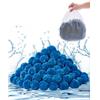 VEVOR Palline Filtranti per Piscina per Filtro a Sabbia, 0,68 kg, Materiale Filtrante in Fibra di Poliestere Blu Riutilizzabile con Sacchetto Lavaggio, per Piscina Acquario Vasca Piscina Fuori Terra