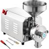 VEVOR Macinatore per Soia e Spezie 2200W Macinatore per Mais 50 KG/H Macinatore per Mais in Acciaio Inossidabile Macchina per Macinazione Industriale per Farina per Pepe Soia Arachidi Grani di Mais