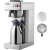 VEVOR Macchina per Caffè Americano Commerciale Produttività 12 Tazze ca., Macchina per Caffè con 2 Caraffe in Acciaio Inox, Macchina per Caffè in Acciaio Inox per Ristorante, Ufficio
