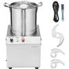 VEVOR Robot da Cucina Tritatutto per Verdure, Robot da Cucina in Acciaio Inox per Uso Alimentare 10 Litri 2 Lame Extra Curve a S, Tritatutto Multifunzionale da Cucina per Alimenti Verdure, Frutta
