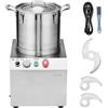 VEVOR Robot da Cucina Tritatutto per Verdure, Robot da Cucina in Acciaio Inox per Uso Alimentare 15 Litri 2 Lame Extra Curve a S, Tritatutto Multifunzionale da Cucina per Alimenti Verdure, Frutta