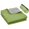 VEVOR Coperta da Campeggio, Grande Coperta Calda da Stadio, Impermeabile e Antivento, Pile di Poliestere 350 GSM, Ignifuga, Ideale per Esterni, Picnic, Escursioni, Viaggi, 2,08 mx 1,4 m Bicolore
