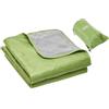 VEVOR Coperta da Campeggio, Grande Coperta Calda da Stadio, Impermeabile e Antivento, Pile di Poliestere, Ignifuga, Ideale per Esterni, Picnic, Escursioni, Eventi, Viaggi, 2 m x 1,5 m Verde Militare