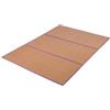 VEVOR Tappetino Tatami, Materasso Pieghevole in Rattan Naturale Intrecciato a Mano, Antiscivolo e Facile da Pulire, Tappetino Traspirante Estivo per Meditazione Yoga 2032 x 1397 x 13 mm