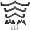 VEVOR LAT Pulldown Attachments, Cable Machine Rowing T-bar V-bar 5 Set, Tricep Pull Down Bar, Back Strength Training Rubber Coated Handle Grip, Bicipiti Curl Tricipiti Lat Pulldown Bar per Home Gym Fitness