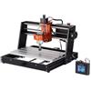 VEVOR CNC Router Macchina, 120 W, 3 Assi GRBL Controllo Kit per Fresatura e Incisione su Legno, 300 x 200 x 72 mm Area di Lavoro 1200 giri/min, Router Macchina per Legno Acrilico Schiuma Plastica