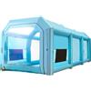 VEVOR Cabina di Verniciatura Gonfiabile Cabina per Verniciatura a Spruzzo con Soffiatori, Cabina di Verniciatura Gonfiabile Dimensioni Esterne 12 x 5 x 4 m, Cabina di Verniciatura per Auto, Blu