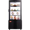 VEVOR Vetrina Refrigerata Commerciale da 85 L, Vetrina per Pasticceria a 3 Ripiani, Frigorifero con Illuminazione a LED, Raffreddamento ad Aria Senza Gelo Vetrina per Panifici Pasticcerie Commerciale