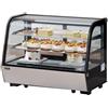 VEVOR Vetrina Refrigerata da 146 L Vetrina Espositiva per Pasticceria da Banco a 2 Livelli, Frigorifero Commerciale con Illuminazione a LED, Raffreddamento TURBO, Raffreddamento ad Aria Senza Brina